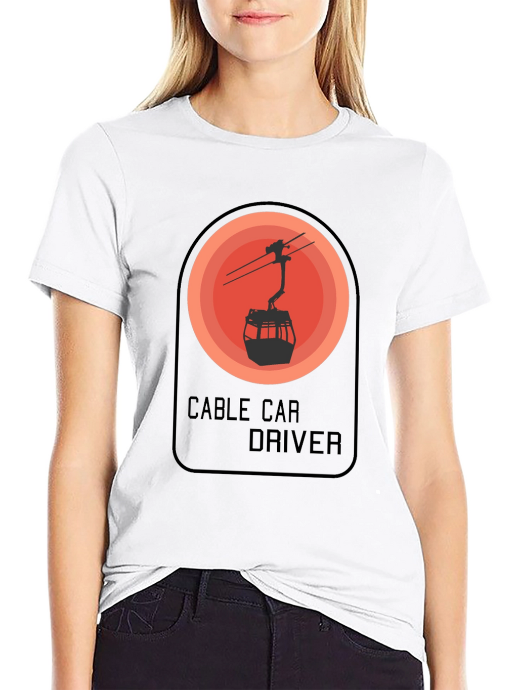 Cable Car Driver Graphic T-Shirt