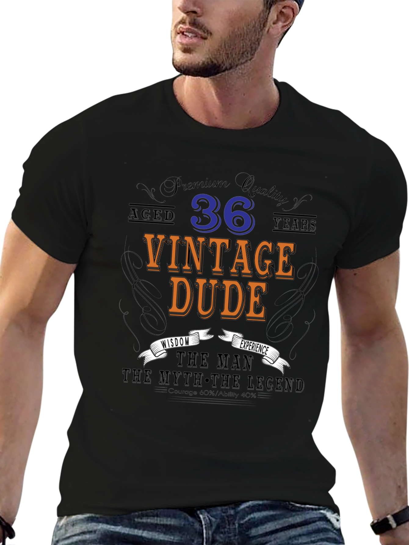 Vintage Dude 36th Birthday T-Shirt