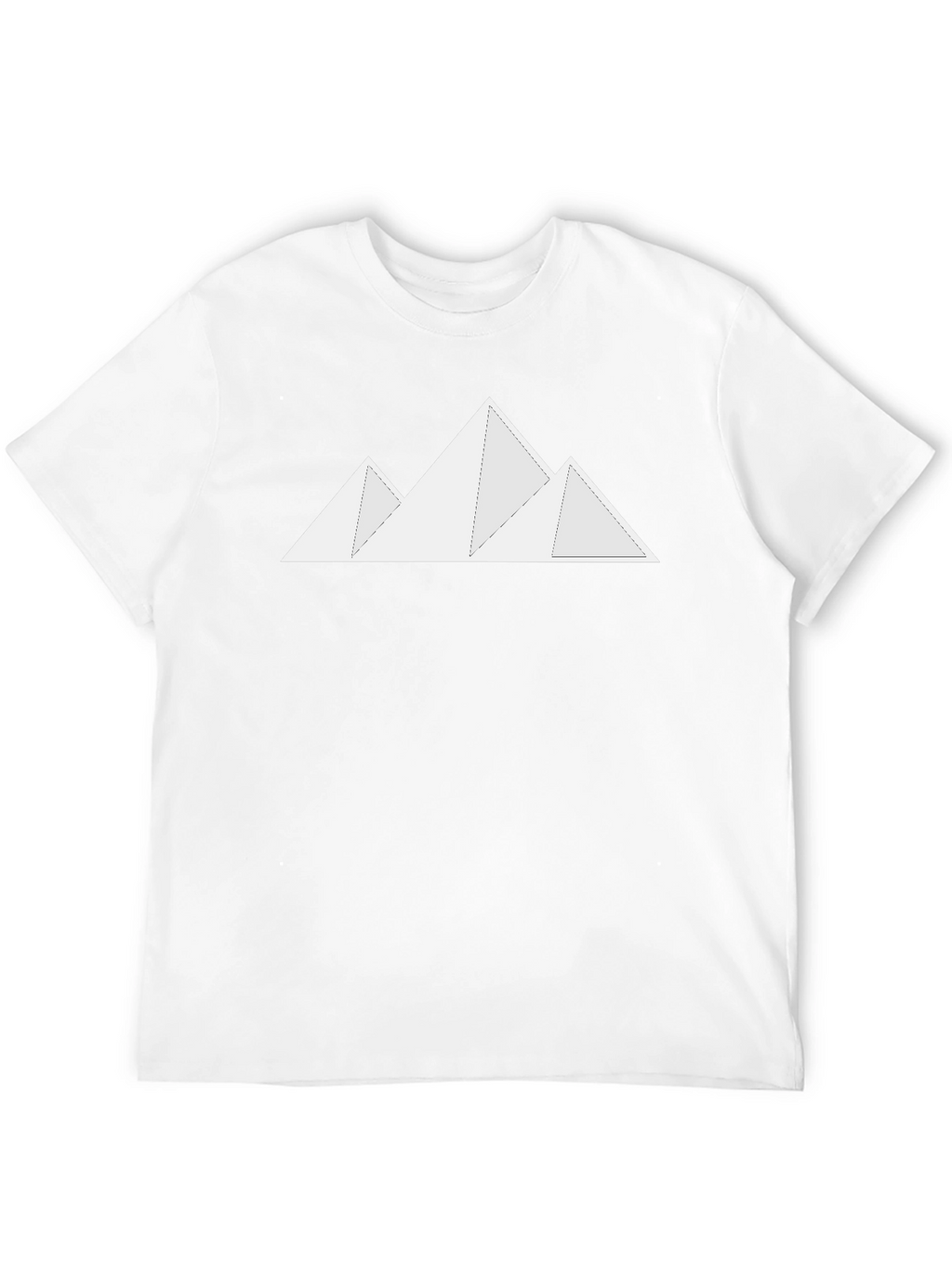 Minimalist Mountain Graphic Black T-Shirt