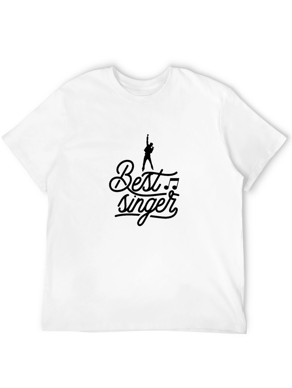 Best Singer Black Graphic T-Shirt - Soft Cotton Blend