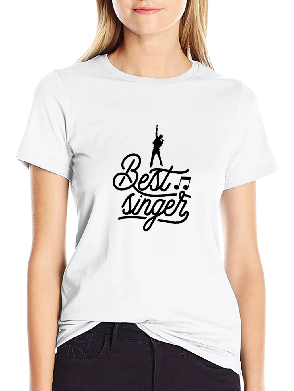 Best Singer Black Graphic T-Shirt - Soft Cotton Blend