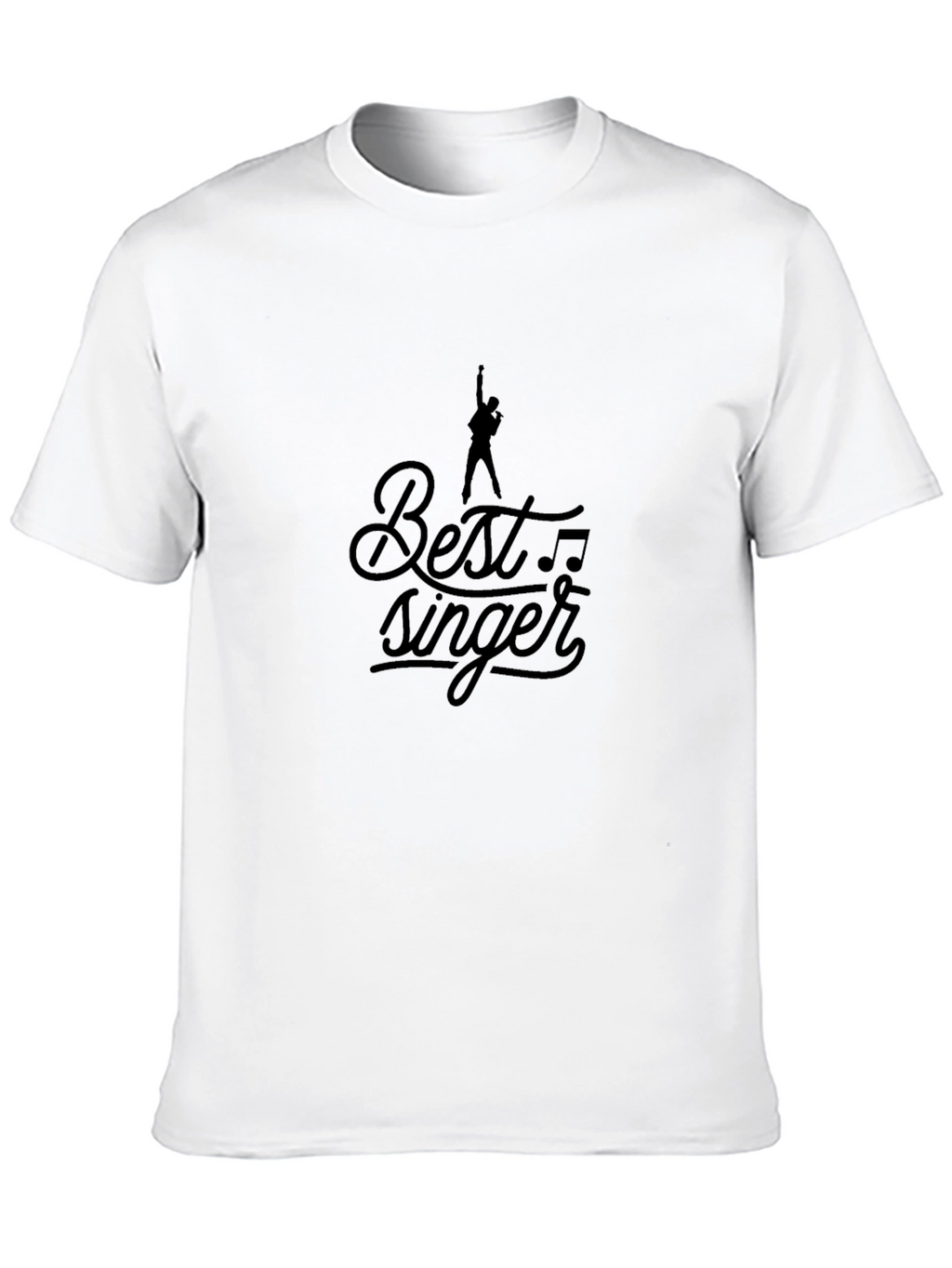 Best Singer Black Graphic T-Shirt - Soft Cotton Blend