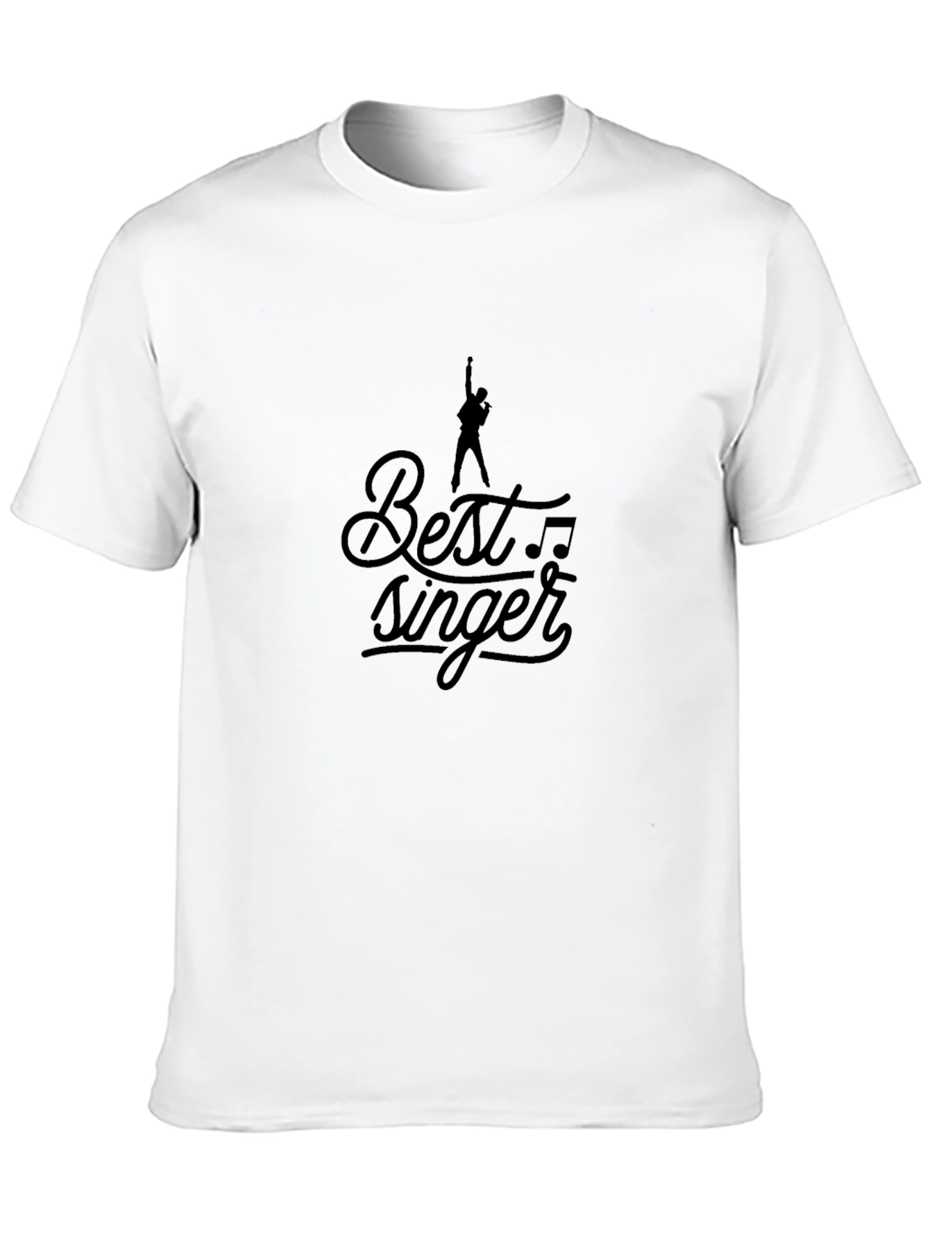 Best Singer Black Graphic T-Shirt - Soft Cotton Blend