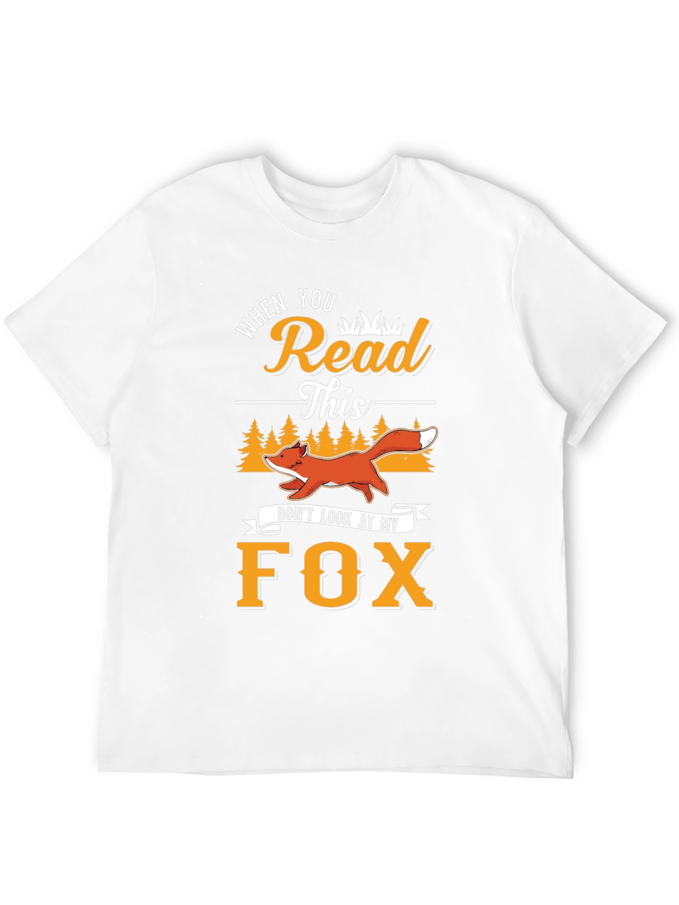 Funny Fox Graphic T-Shirt - Read This Tee