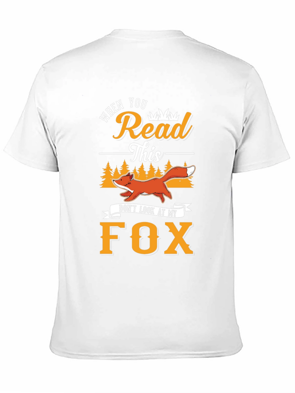 Funny Fox Graphic T-Shirt - Read This Tee