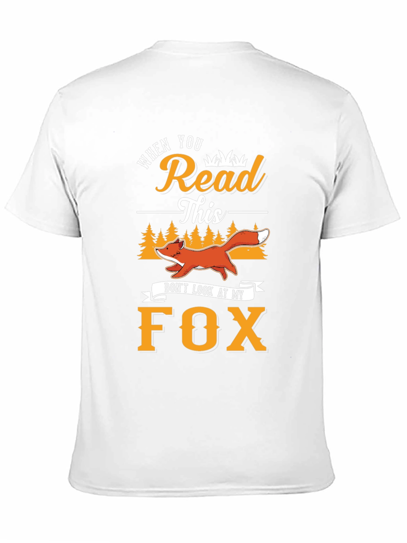 Funny Fox Graphic T-Shirt - Read This Tee