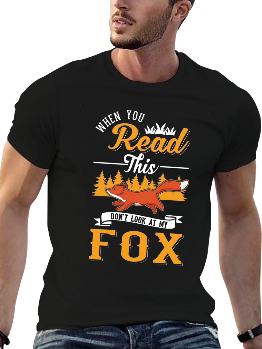 Funny Fox Graphic T-Shirt - Read This Tee
