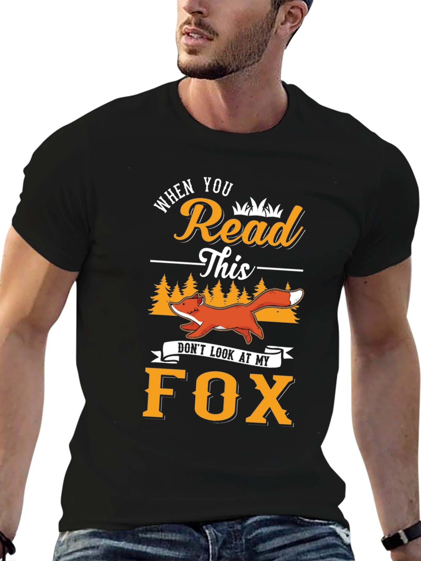 Funny Fox Graphic T-Shirt - Read This Tee