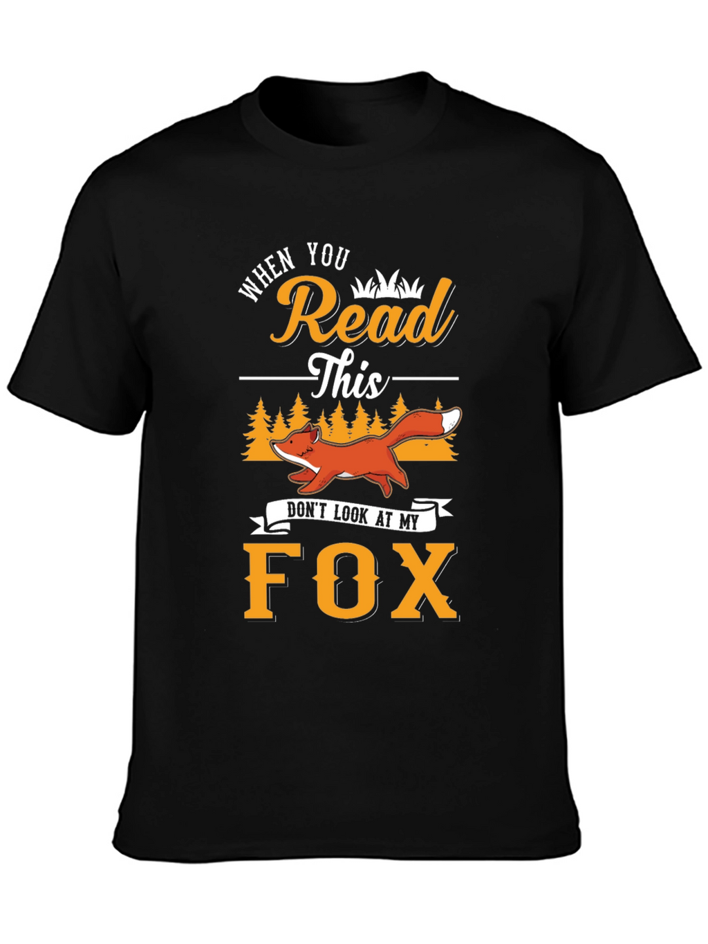 Funny Fox Graphic T-Shirt - Read This Tee