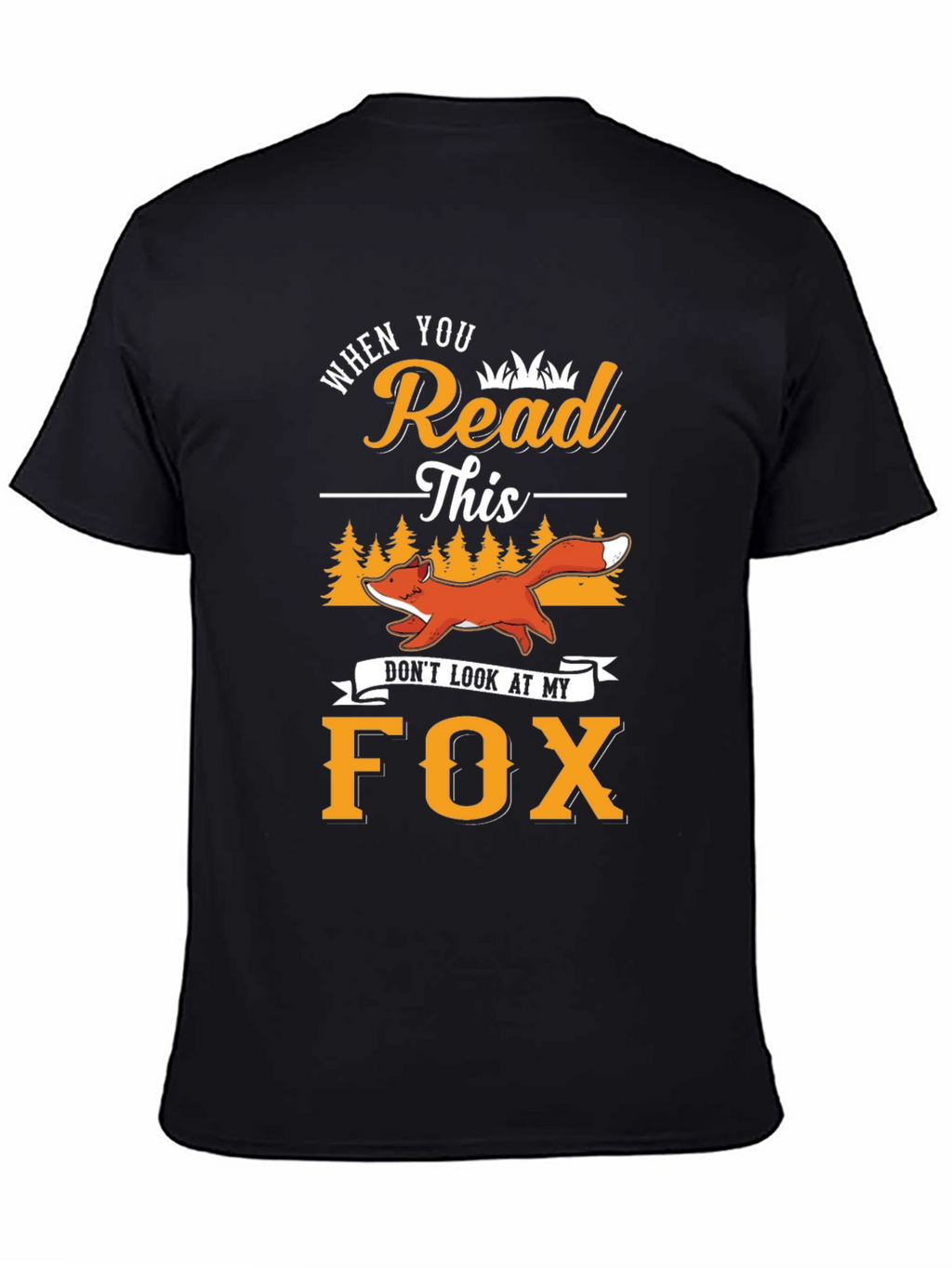 Funny Fox Graphic T-Shirt - Read This Tee
