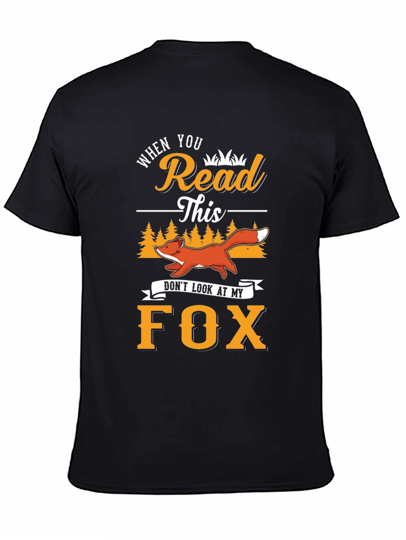Funny Fox Graphic T-Shirt - Read This Tee