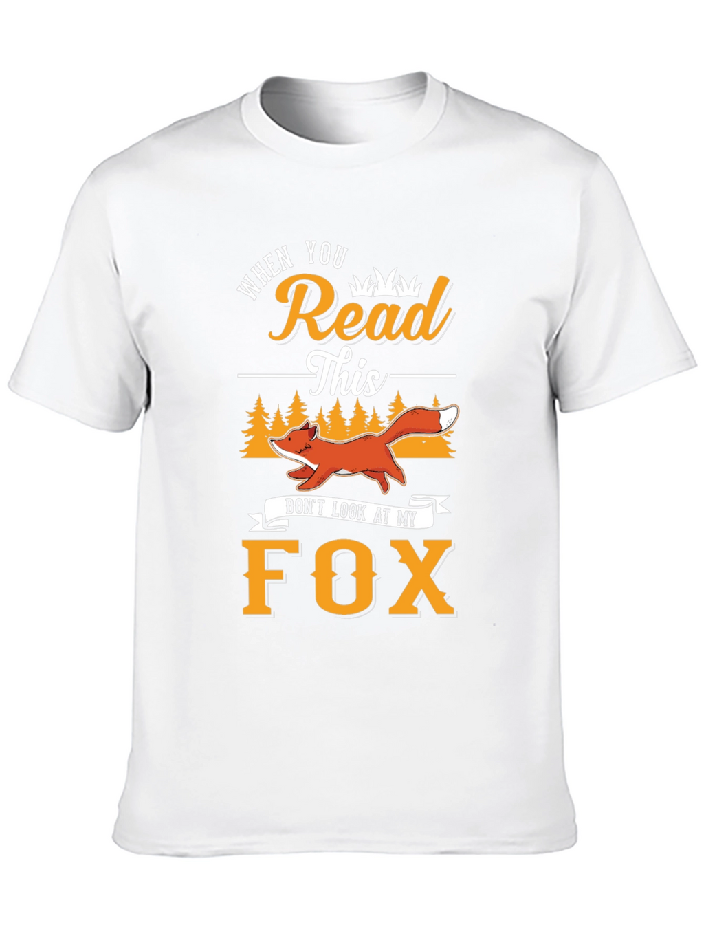 Funny Fox Graphic T-Shirt - Read This Tee