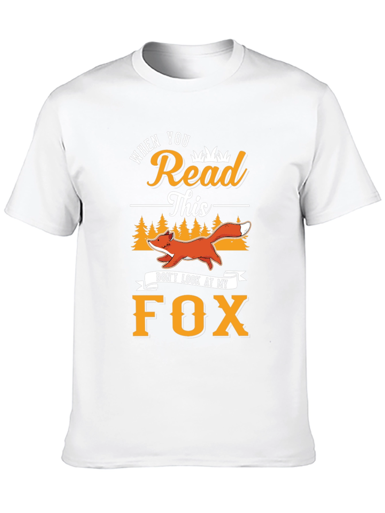 Funny Fox Graphic T-Shirt - Read This Tee
