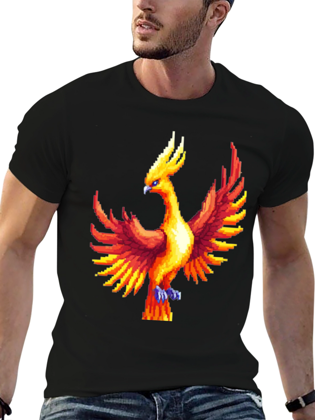 Pixel Phoenix Graphic Tee