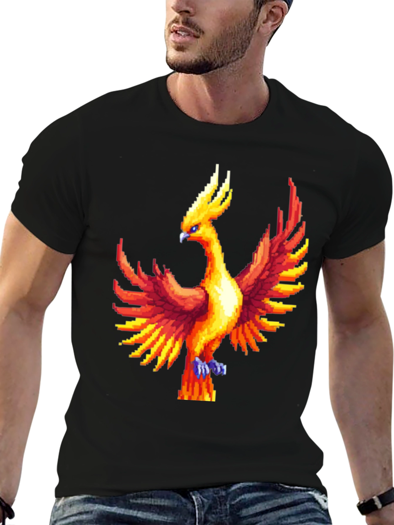 Pixel Phoenix Graphic Tee
