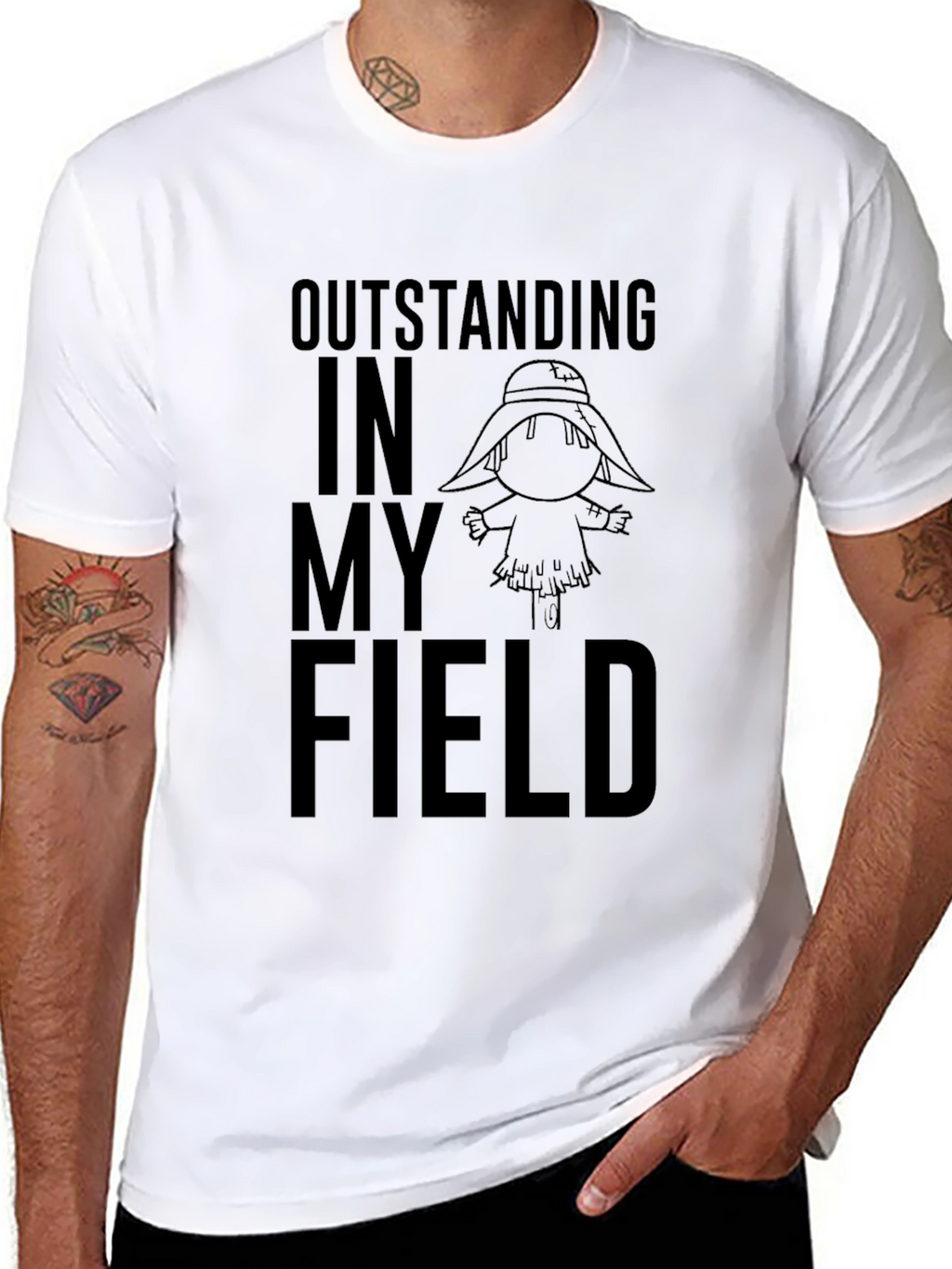 Outstanding in My Field Graphic T-Shirt
