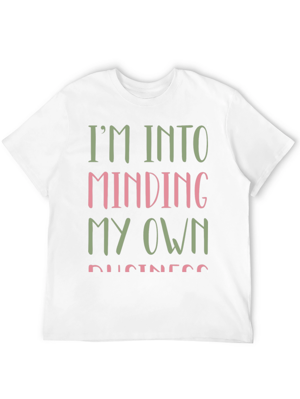 Mind Your Own Business Graphic Tee - Black