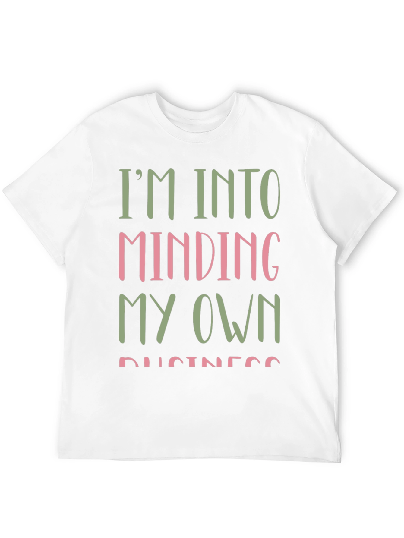 Mind Your Own Business Graphic Tee - Black