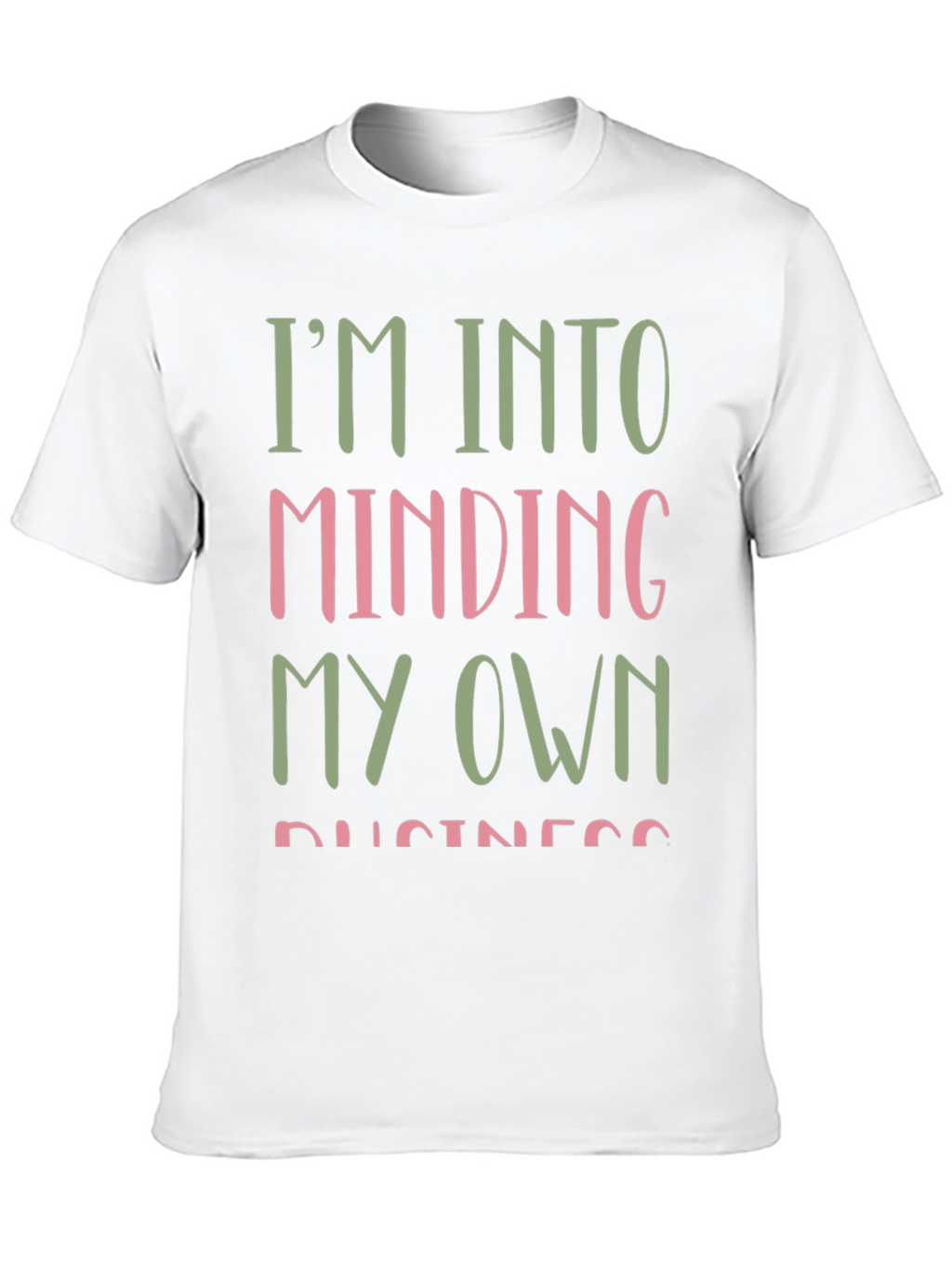 Mind Your Own Business Graphic Tee - Black