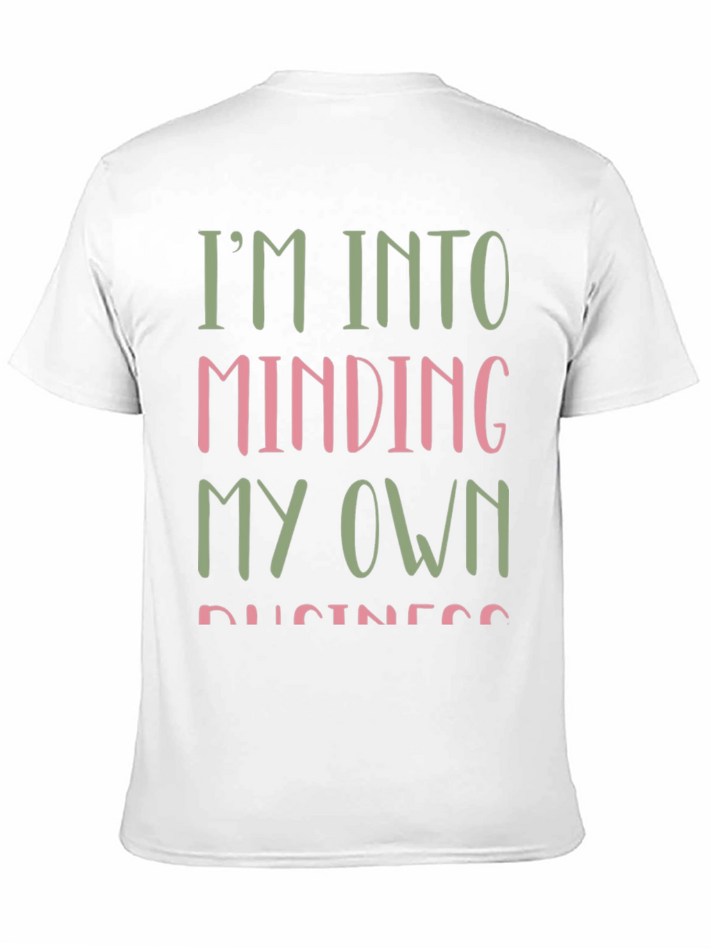 Mind Your Own Business Graphic Tee - Black