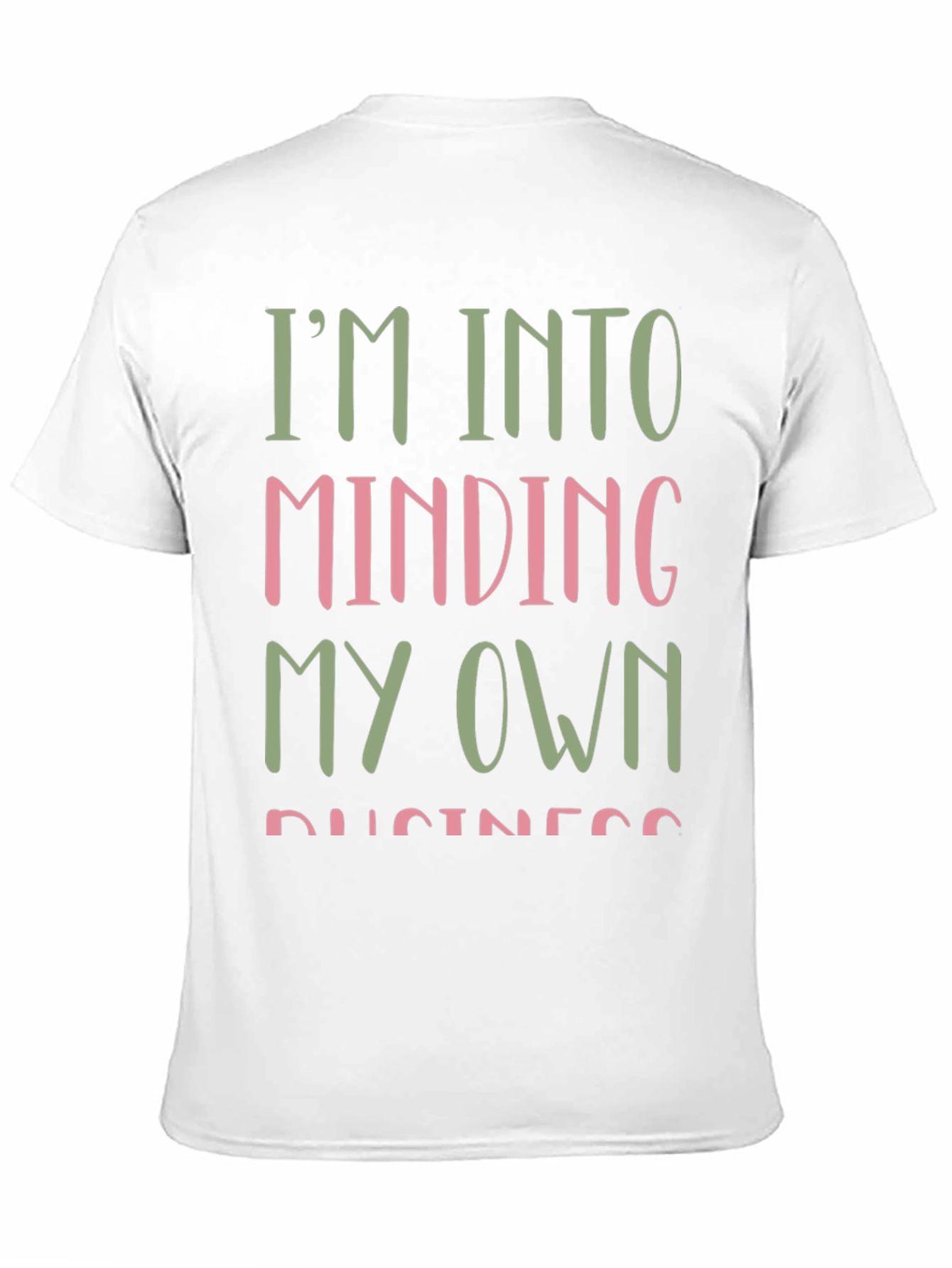 Mind Your Own Business Graphic Tee - Black