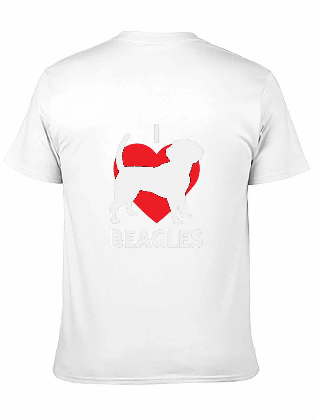 I Love Beagles T-Shirt - Black