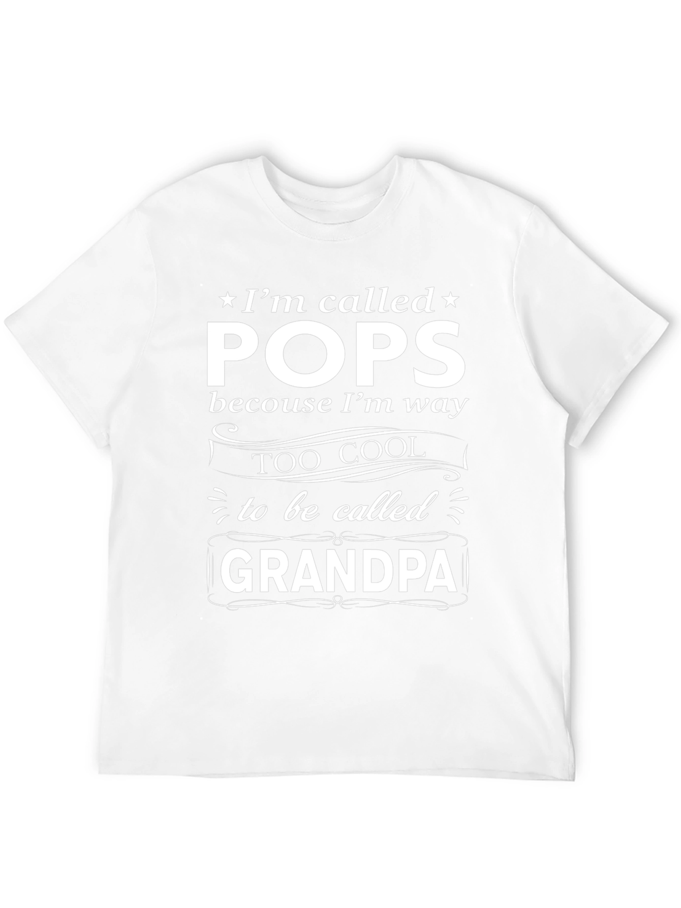 Cool Grandpa T-Shirt: Im Called Pops!