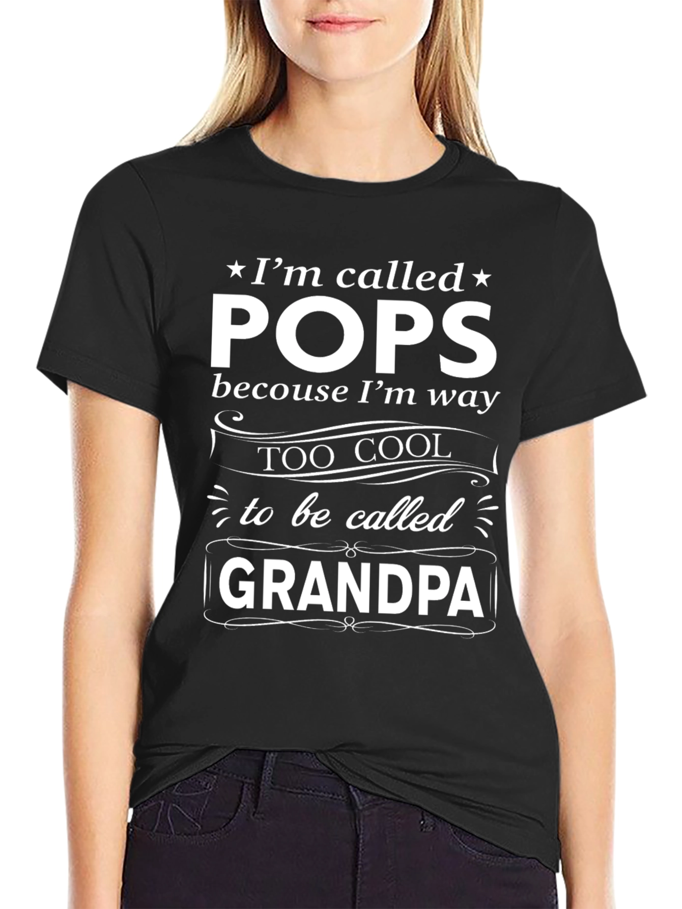 Cool Grandpa T-Shirt: Im Called Pops!