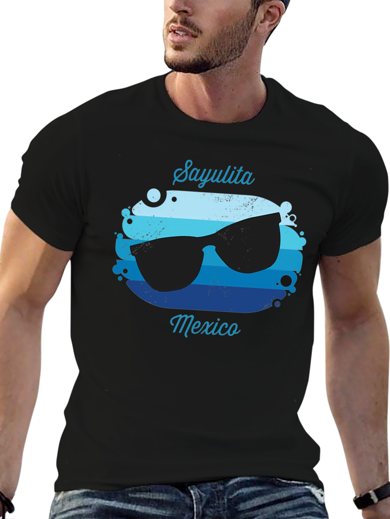Sayulita Mexico T-Shirt Sunglasses Vacation Tee