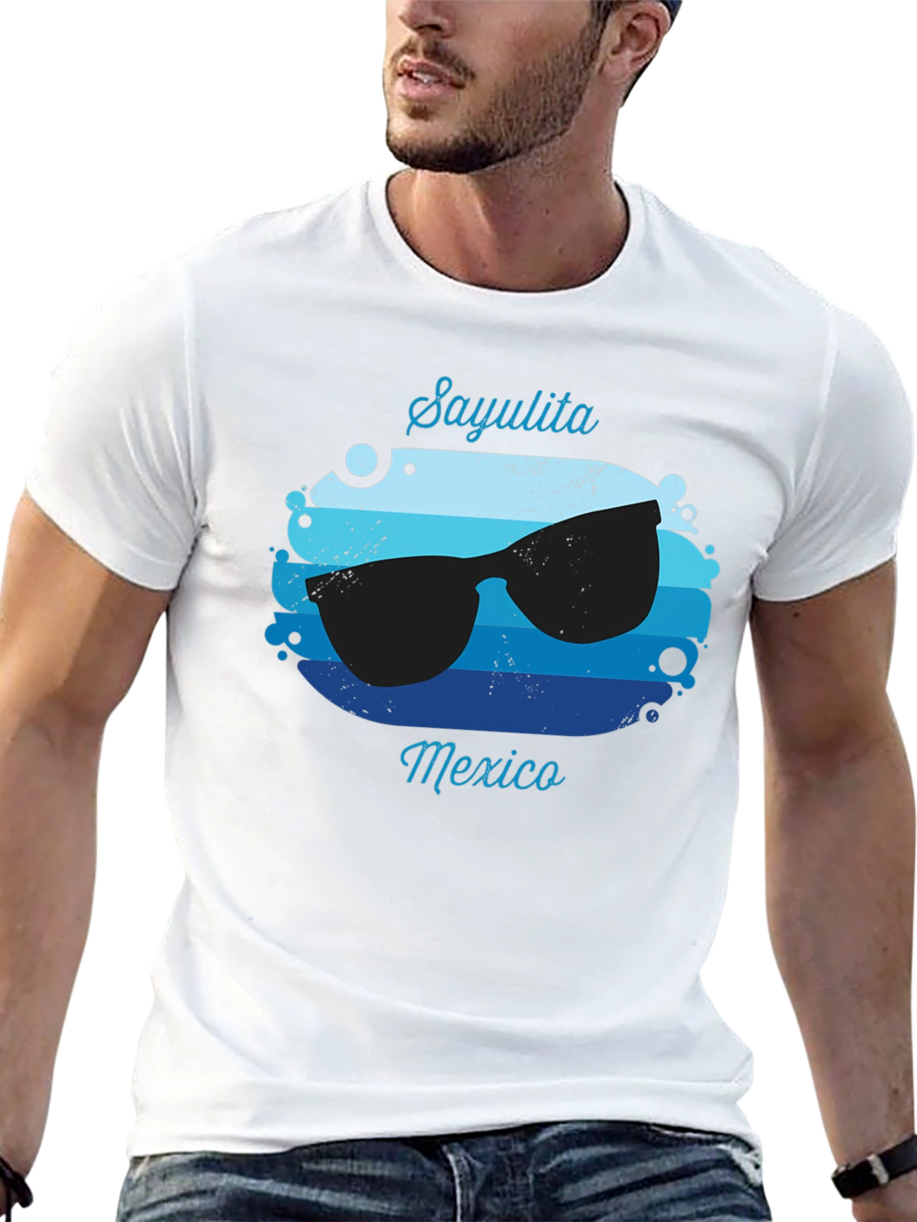 Sayulita Mexico T-Shirt Sunglasses Vacation Tee