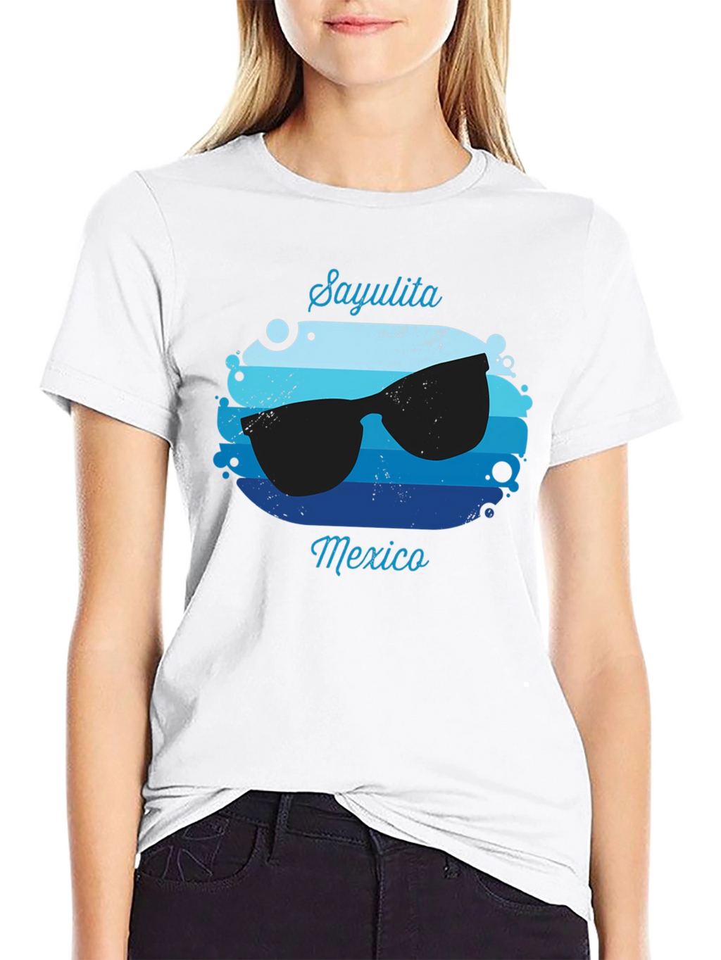 Sayulita Mexico T-Shirt Sunglasses Vacation Tee