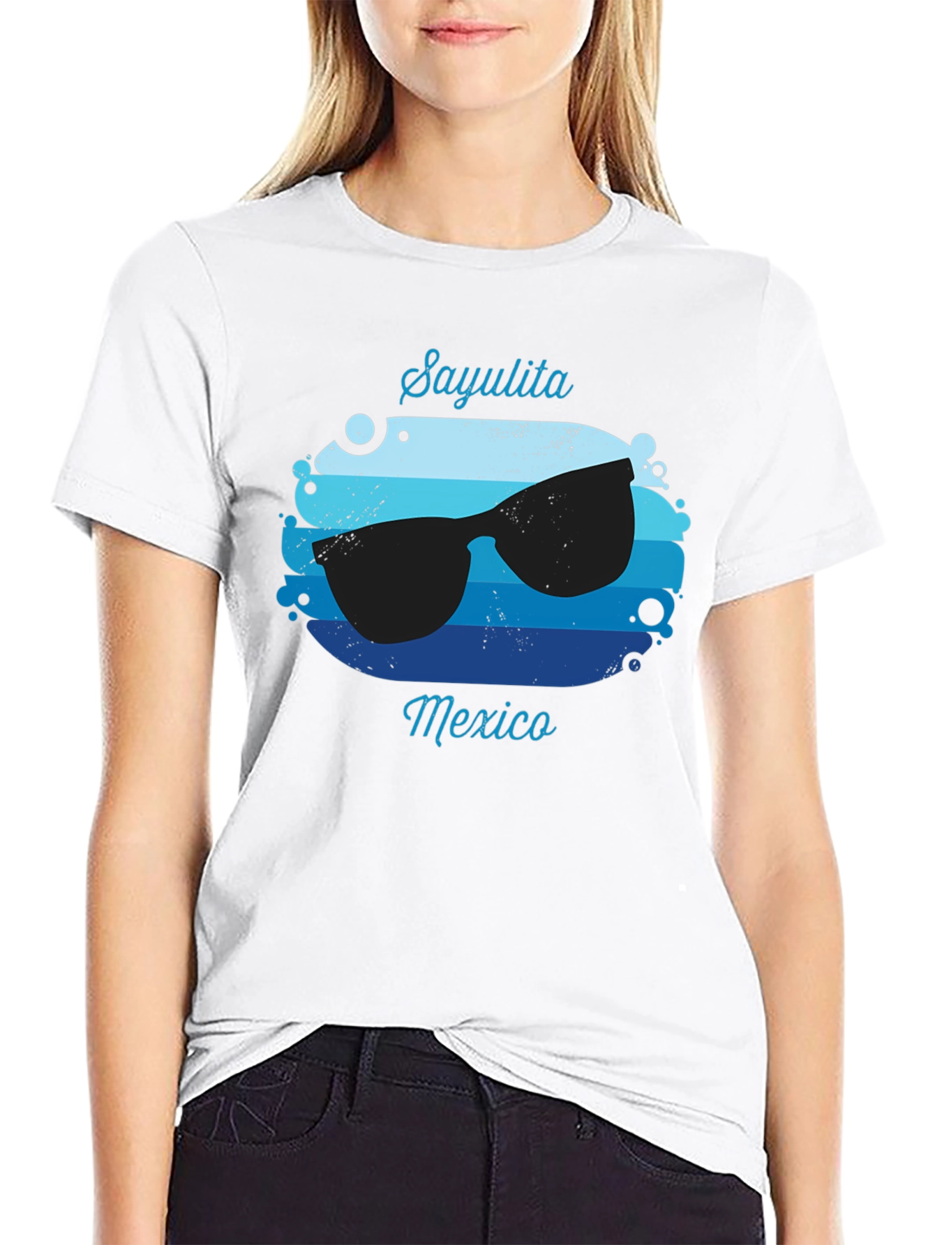 Sayulita Mexico T-Shirt Sunglasses Vacation Tee