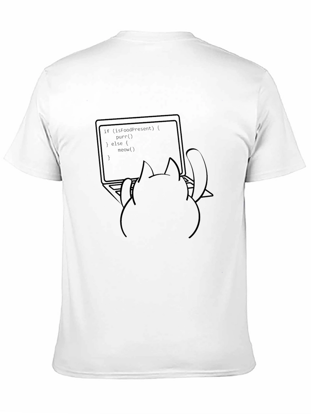 Cat Coder T-Shirt - Funny Programming Tee