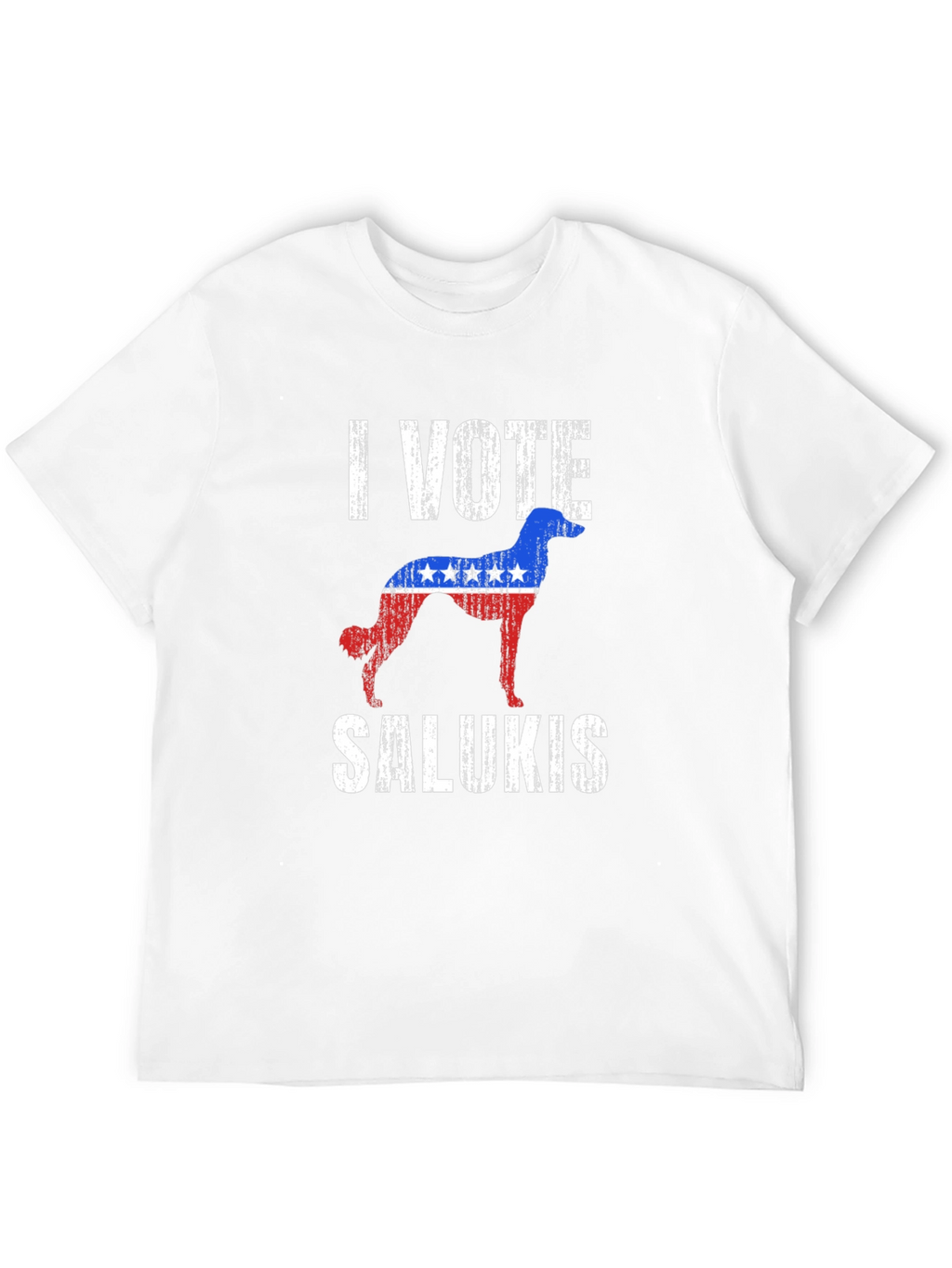 I Vote Salukis Patriotic Dog T-Shirt