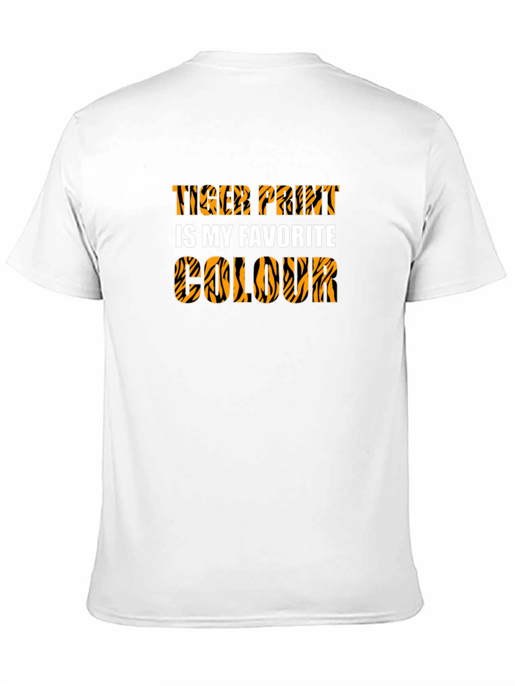 Tiger Print Favorite Colour Graphic Tee