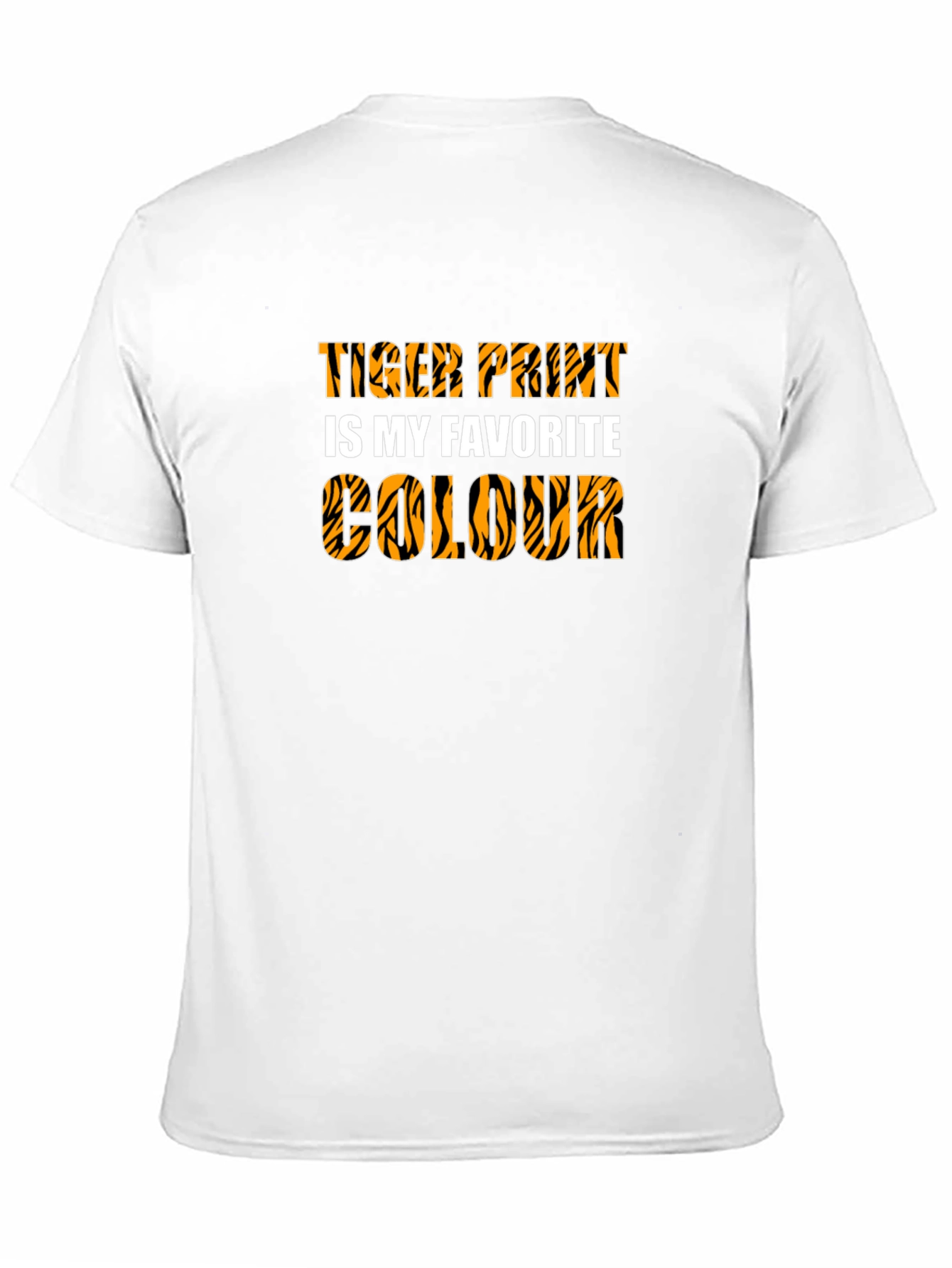 Tiger Print Favorite Colour Graphic Tee