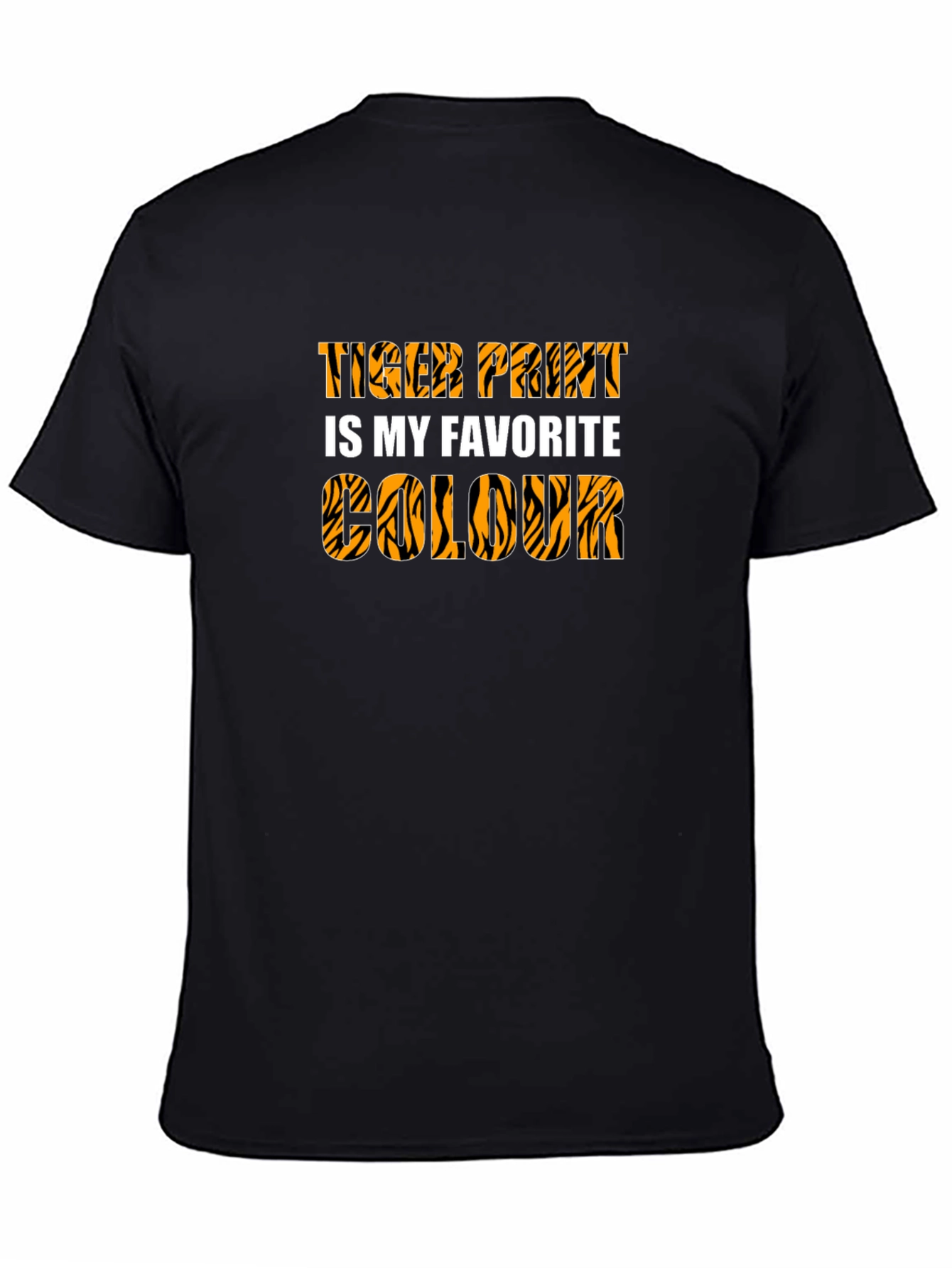 Tiger Print Favorite Colour Graphic Tee