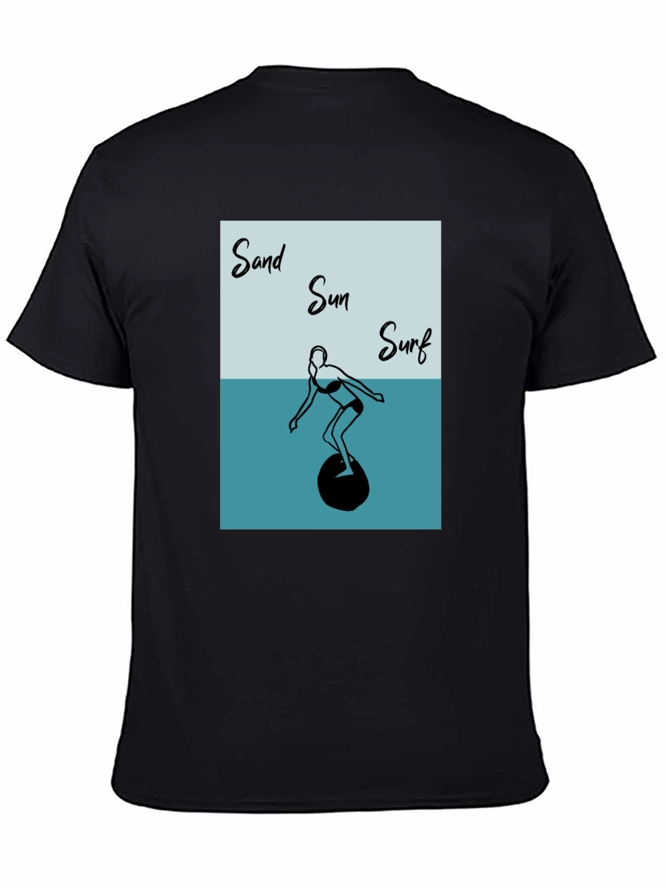 Sand Sun Surf Graphic T-Shirt
