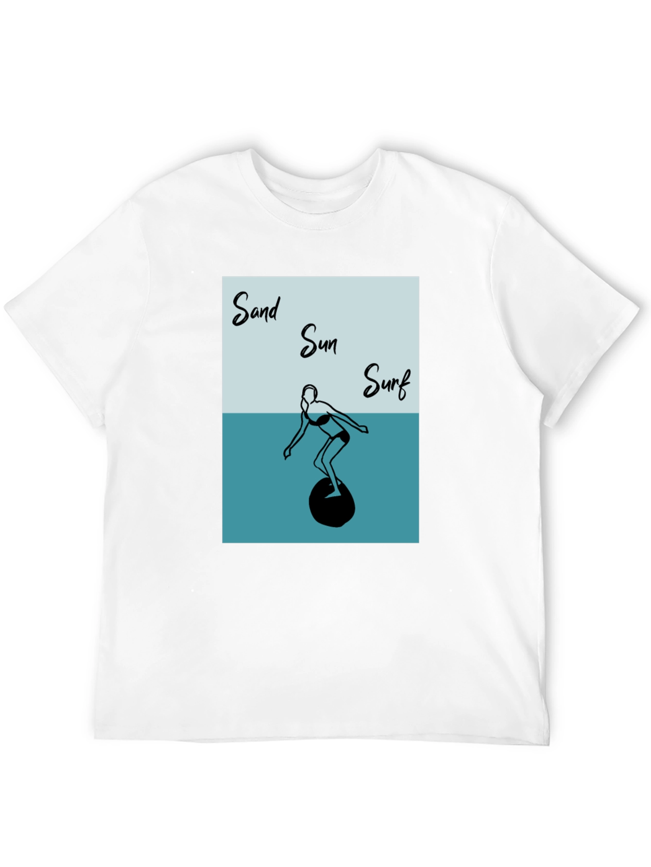 Sand Sun Surf Graphic T-Shirt