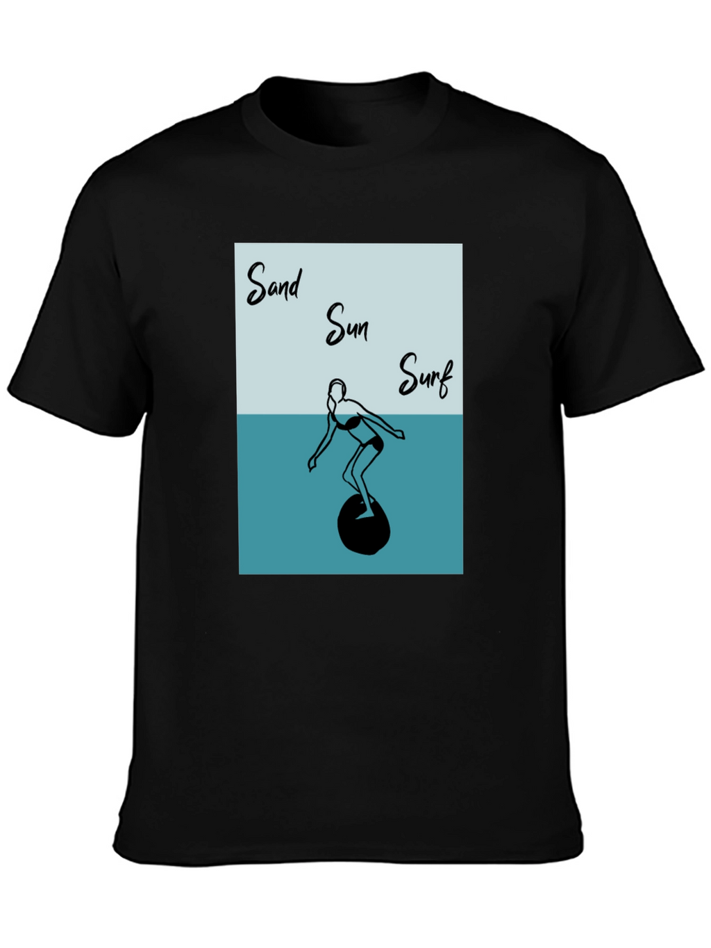 Sand Sun Surf Graphic T-Shirt