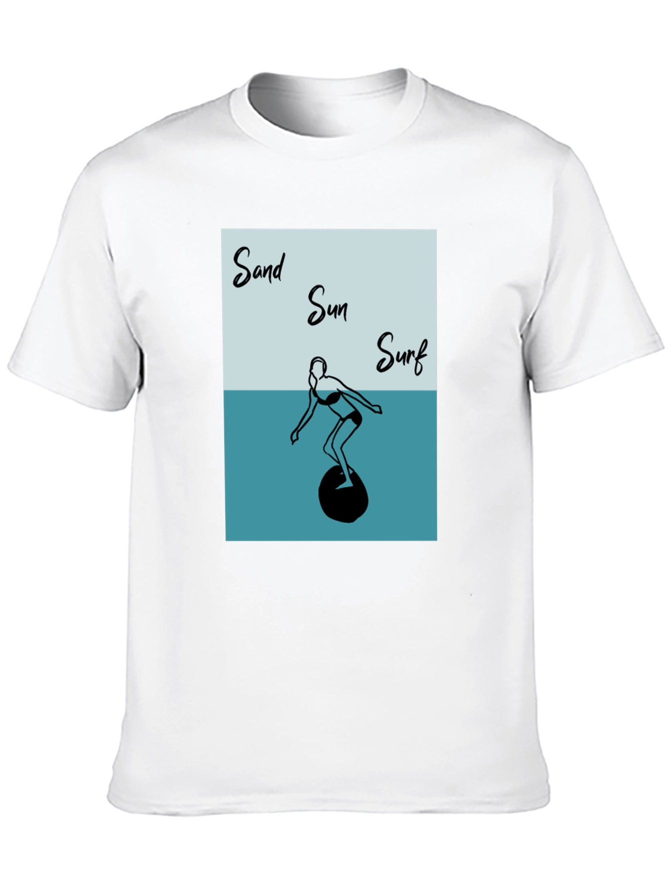 Sand Sun Surf Graphic T-Shirt