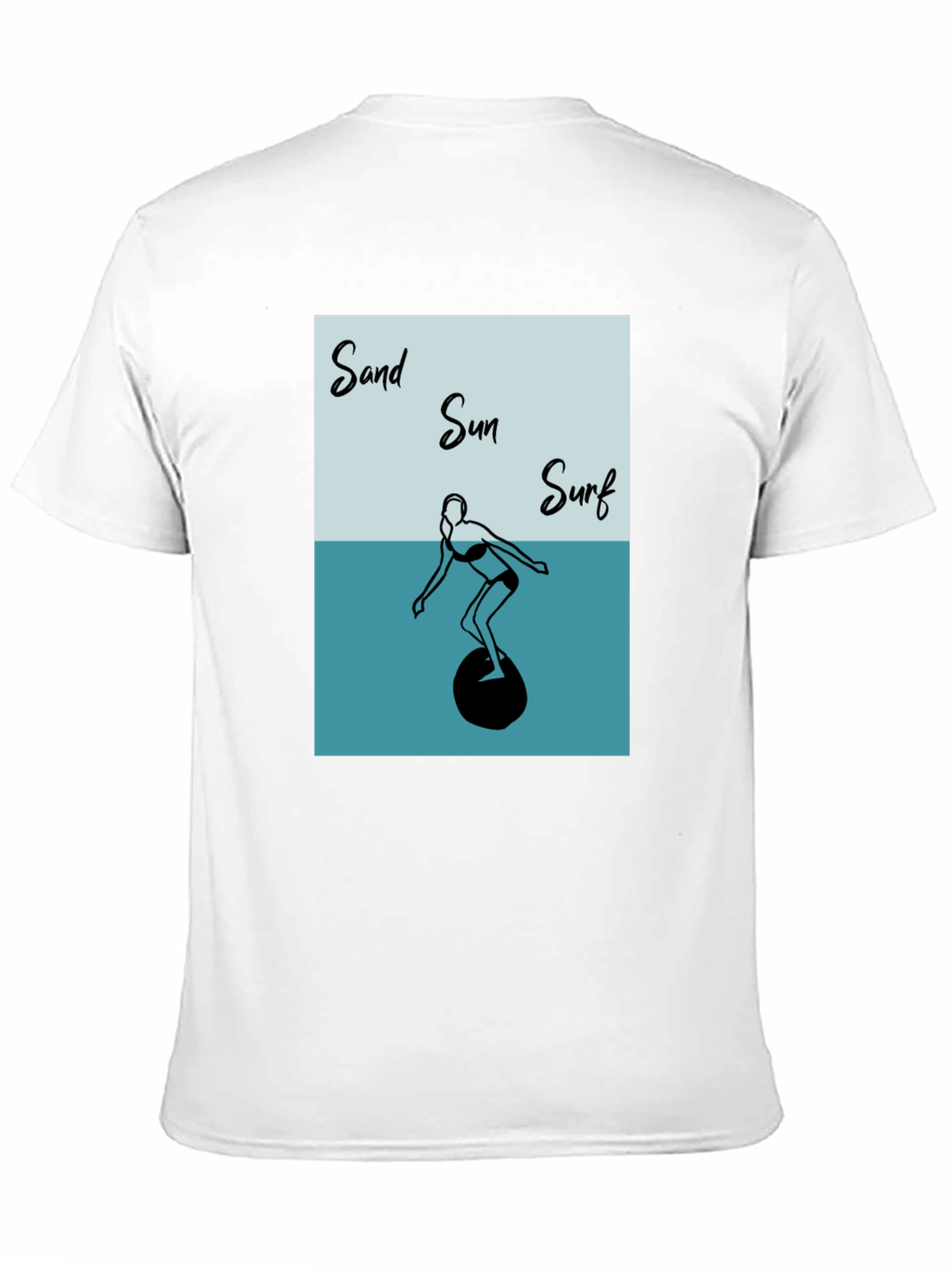 Sand Sun Surf Graphic T-Shirt