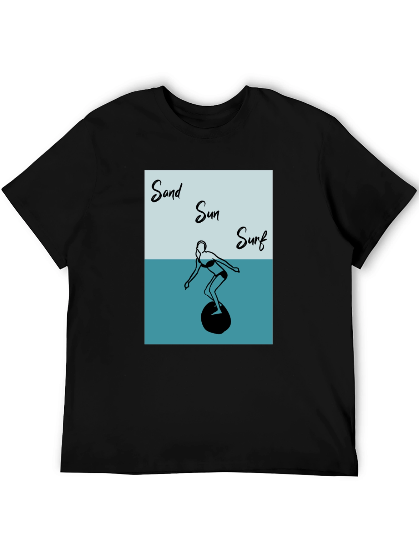 Sand Sun Surf Graphic T-Shirt