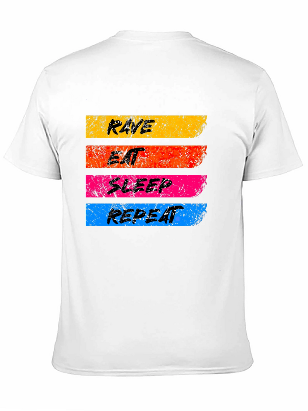 Rave Eat Sleep Repeat Graphic T-Shirt