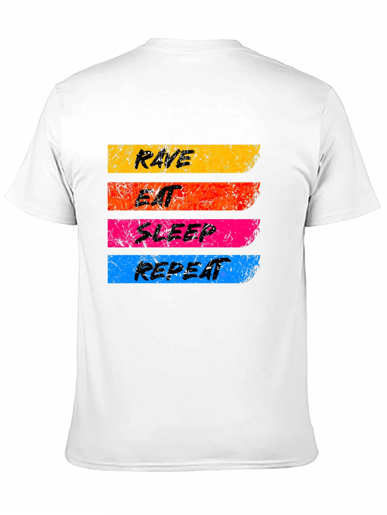 Rave Eat Sleep Repeat Graphic T-Shirt
