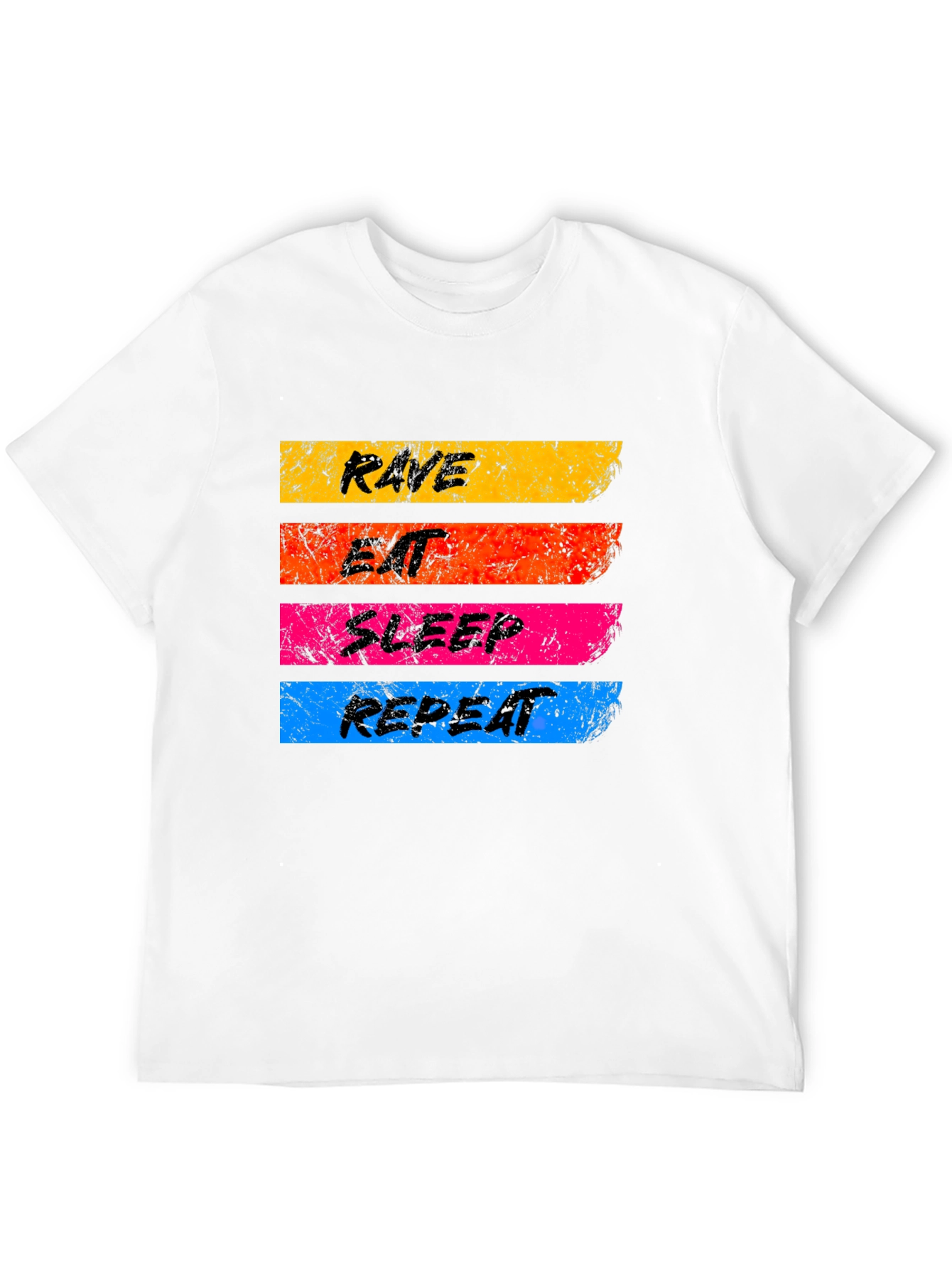 Rave Eat Sleep Repeat Graphic T-Shirt