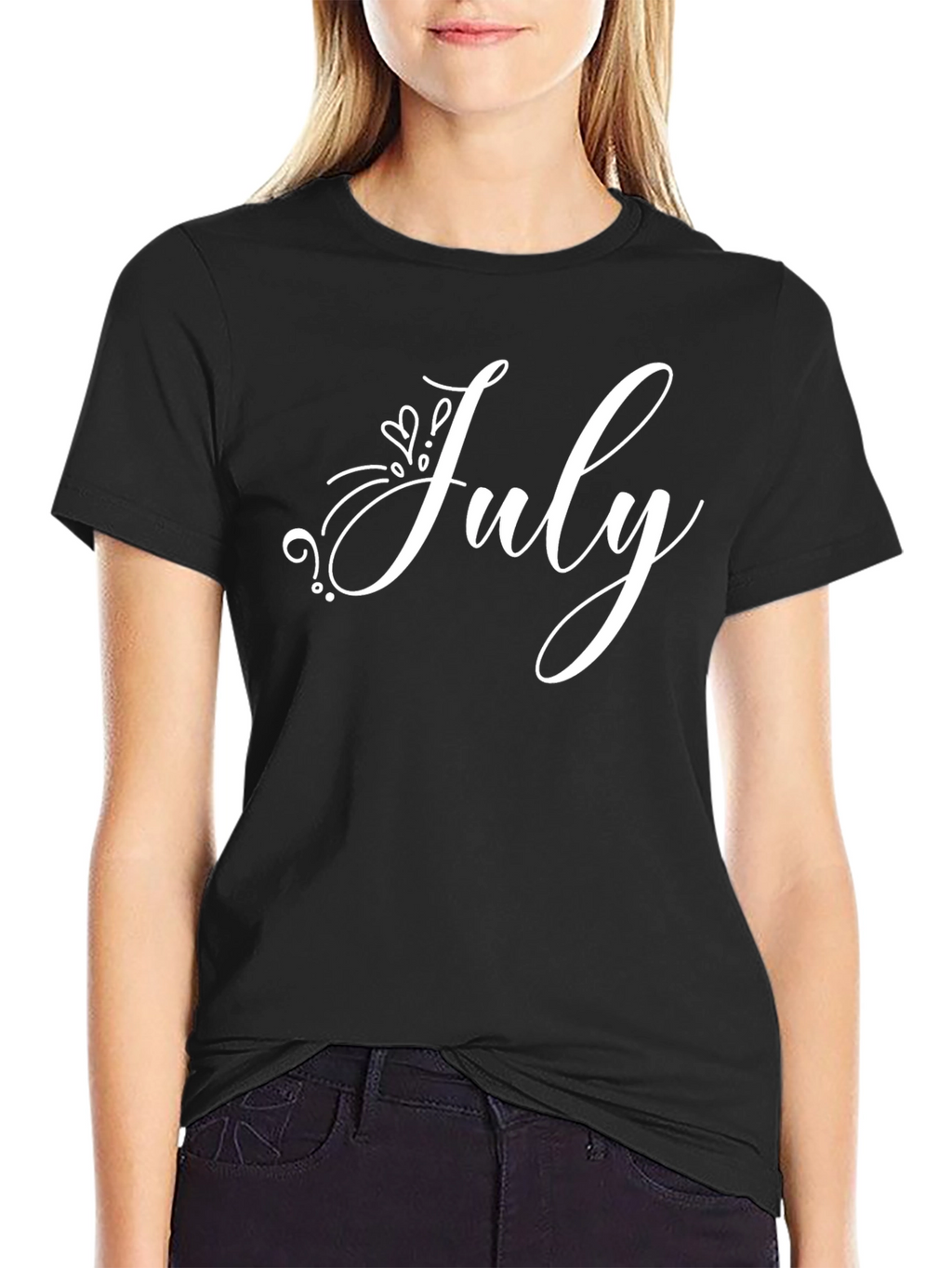 July Month T-Shirt - Trendy Birthday Tee
