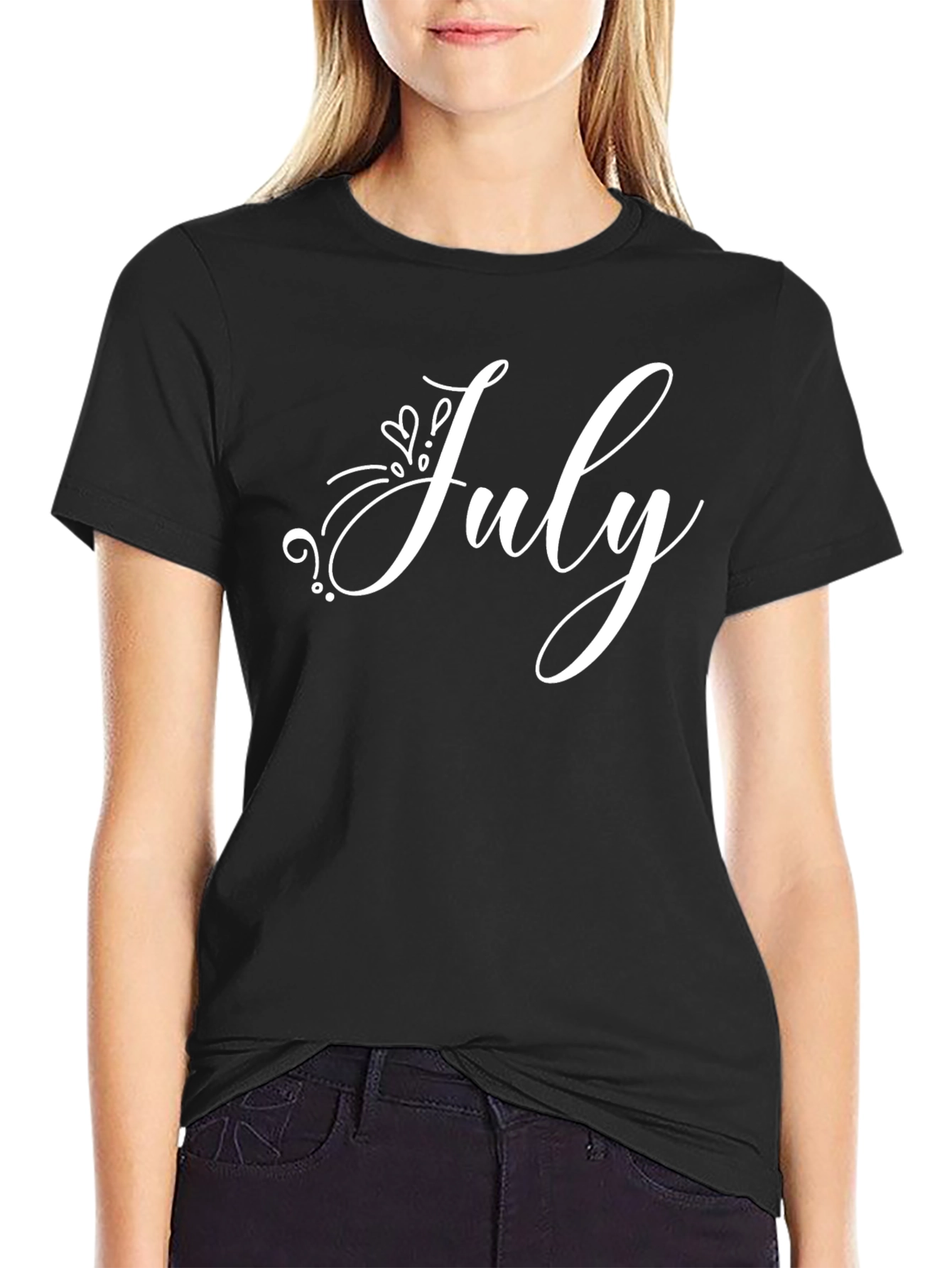 July Month T-Shirt - Trendy Birthday Tee