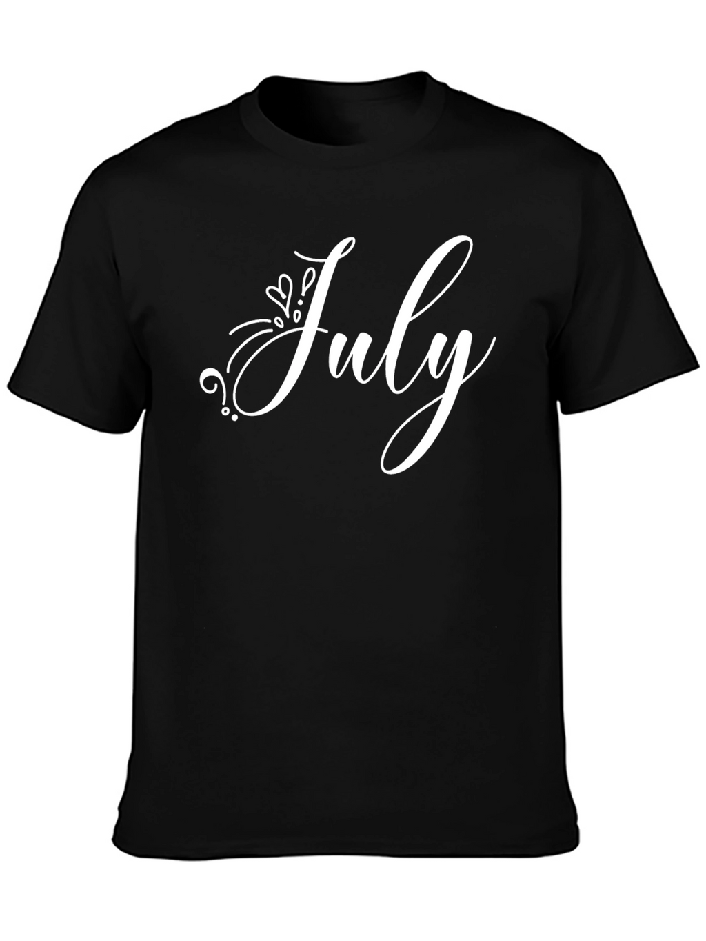 July Month T-Shirt - Trendy Birthday Tee