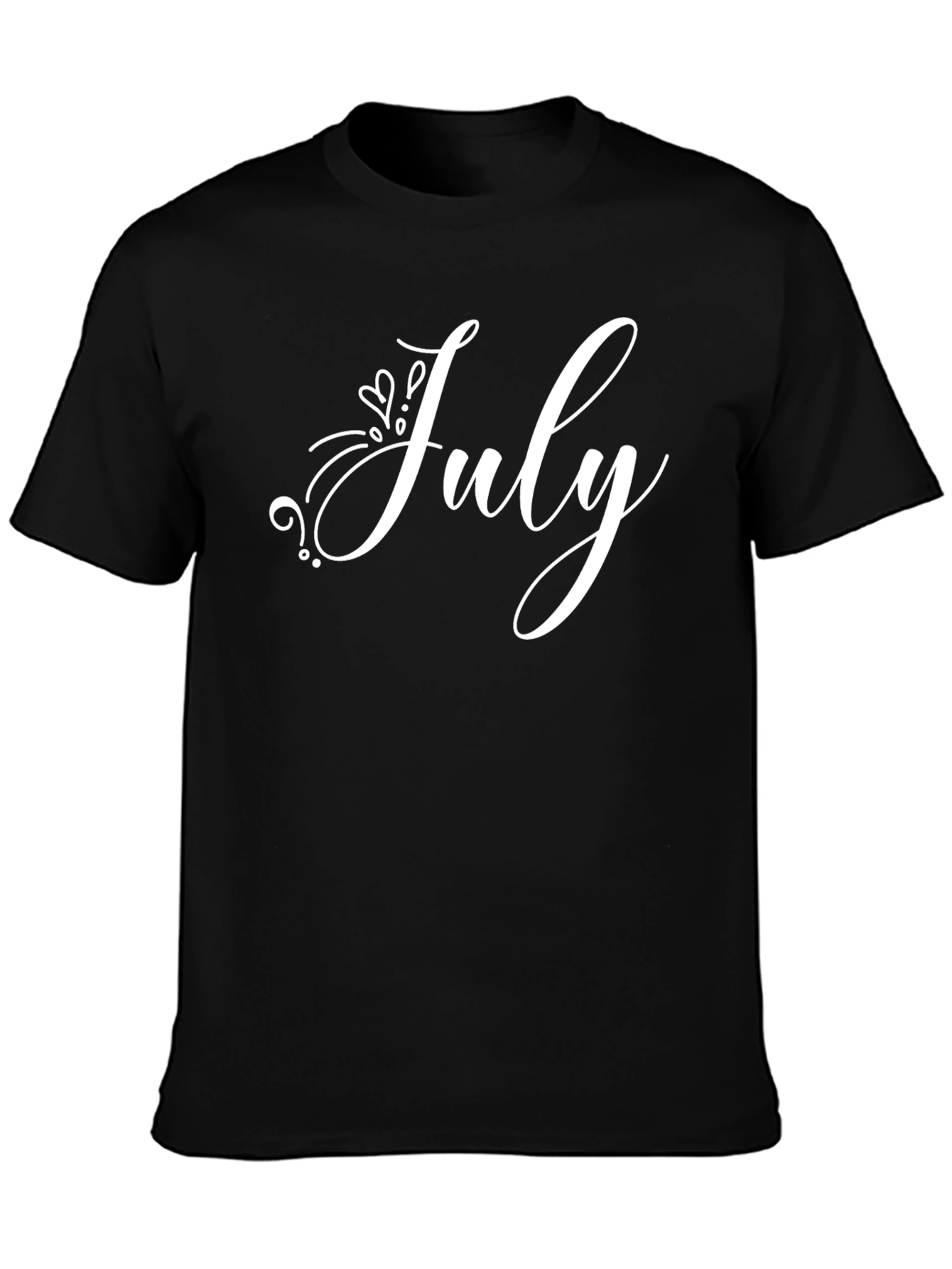 July Month T-Shirt - Trendy Birthday Tee